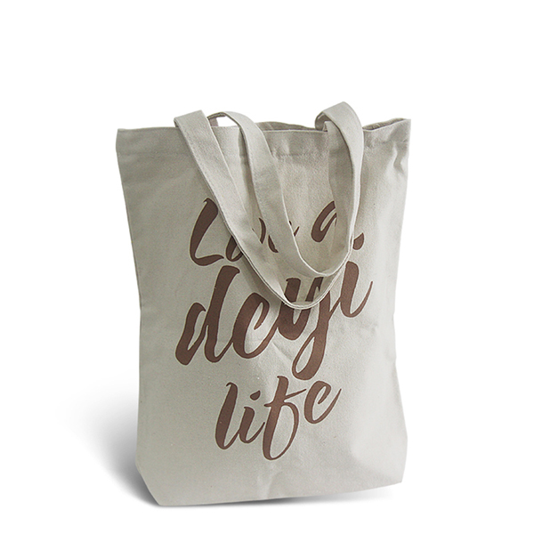 Cotton Cloth Tote Bag with Large Pocket Design