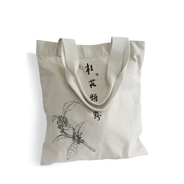 Square Abstract Print Thick Cotton Bag