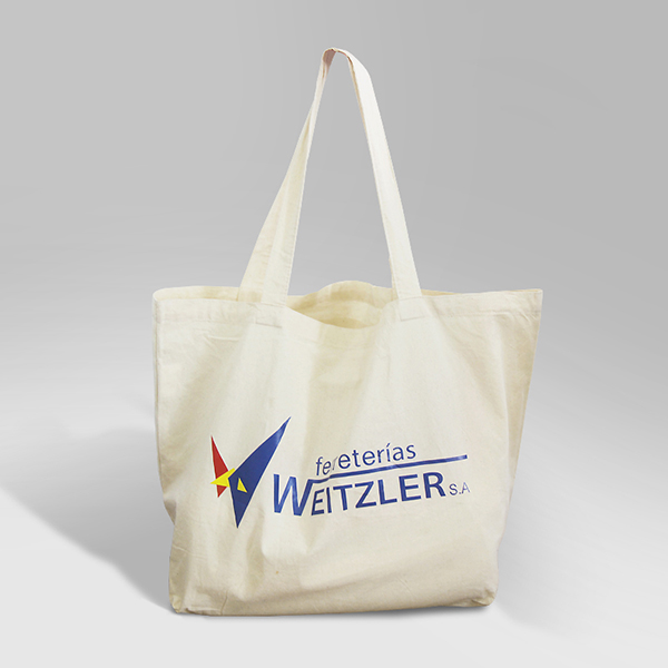 Large Cotton Tote Bag, Heat Transfer Printing