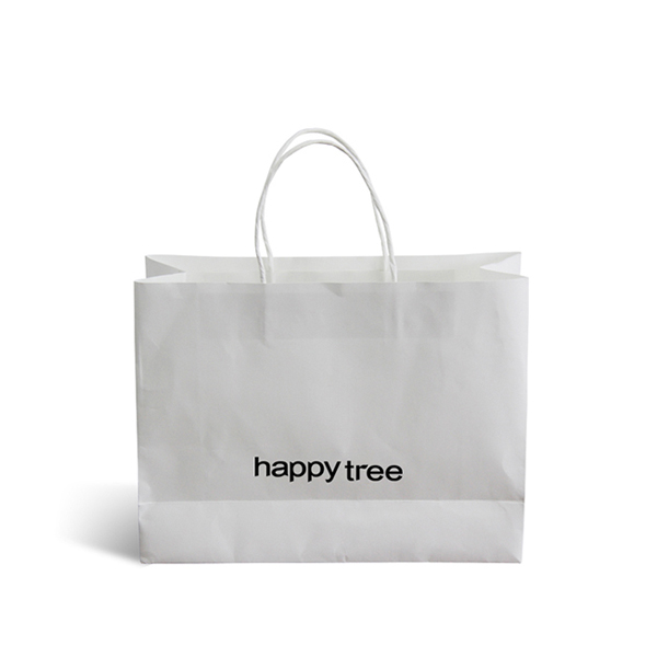 White Kraft Paper Handbag