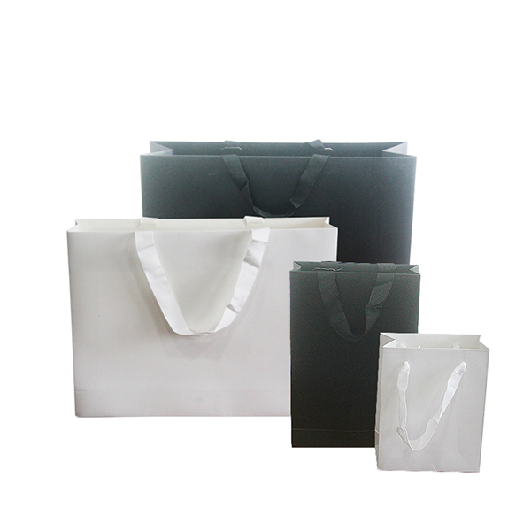 Black and White Cardboard Handbag