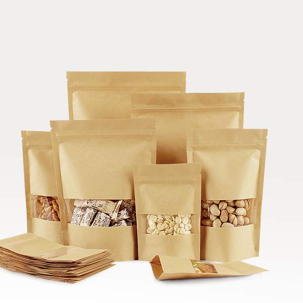 High Definition Clear Window Stand-up Bag