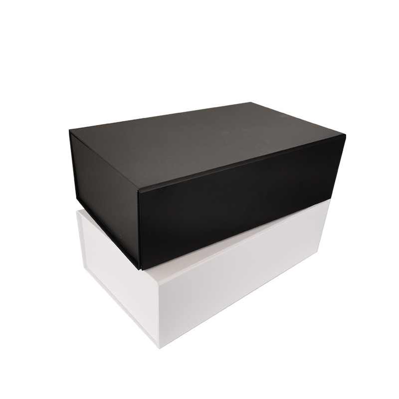 一片式磁吸折叠盒黑白两色