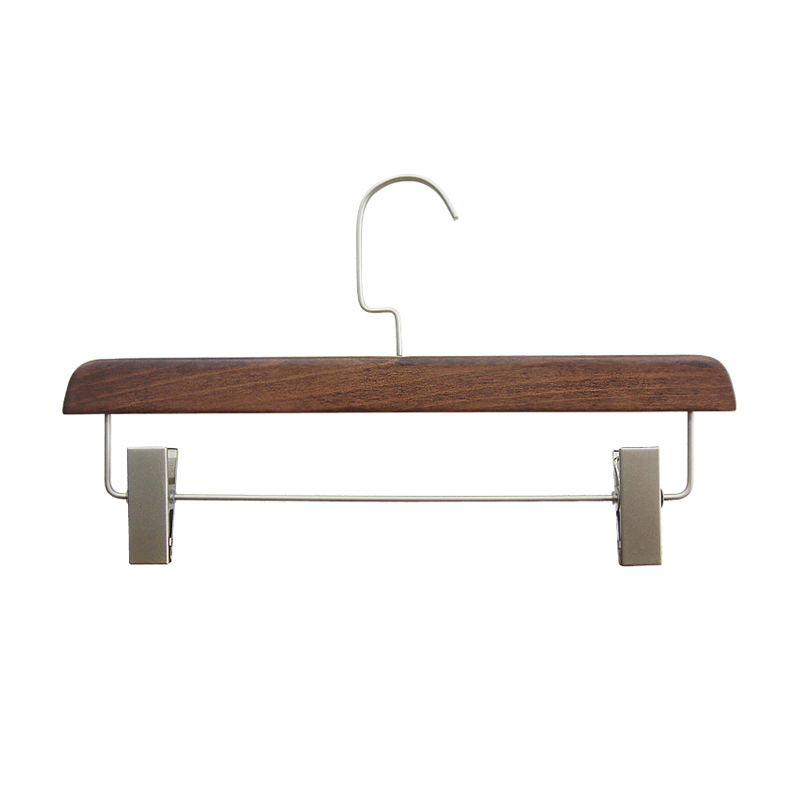 实木裤架（带金属夹）